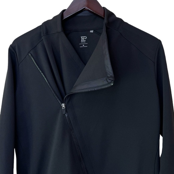 EP Pro New York Golf Black Asymmetrical Zip Moto Golf Jacket Size M - Picture 5 of 11